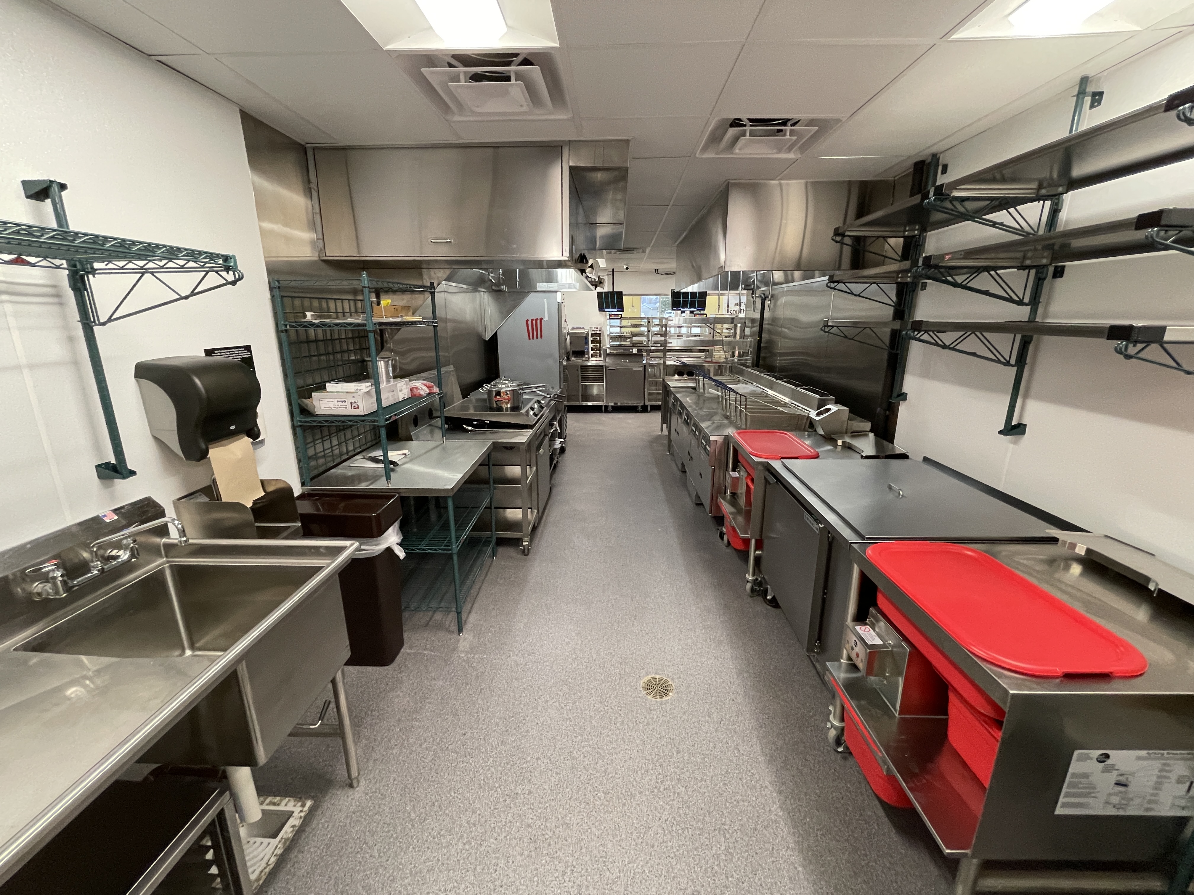 Commercial kitchen equipment installed for Bojangles restaurant opening
