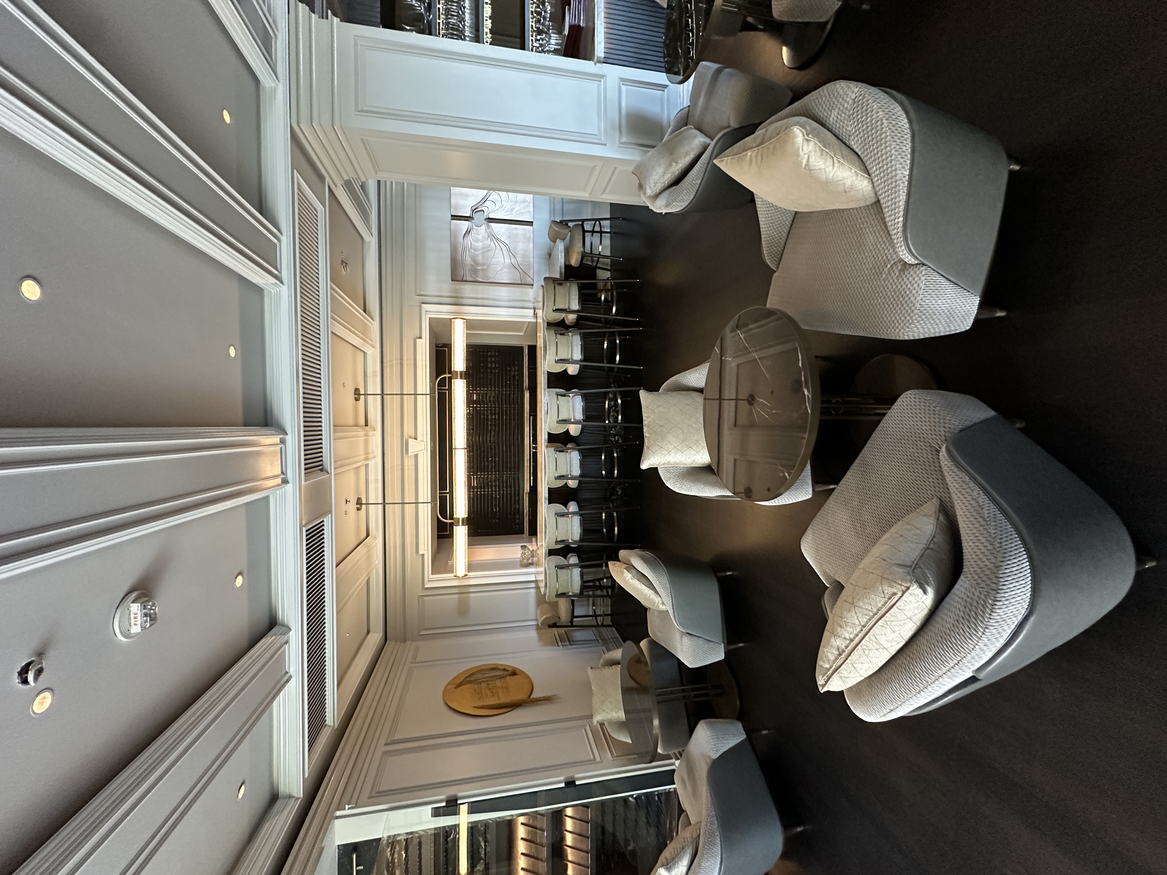 Lounge and dining space overview at Salt Restaurant